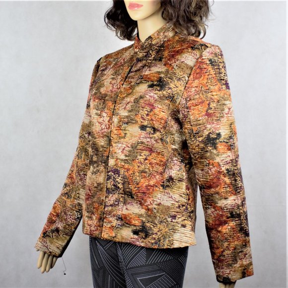 Analogy Beautiful M Petite Oriental Jacket - Picture 7 of 9